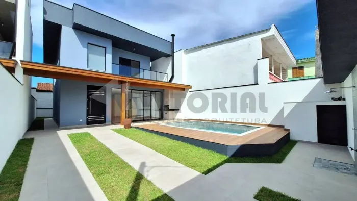 Sobrado para venda tem 250 metros quadrados com 4 quartos e vista para mar