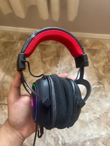 Headset Gamer Redragon Zeus X RGB USB 7.1 Surround Sound Virtual H510-RGB, Preto