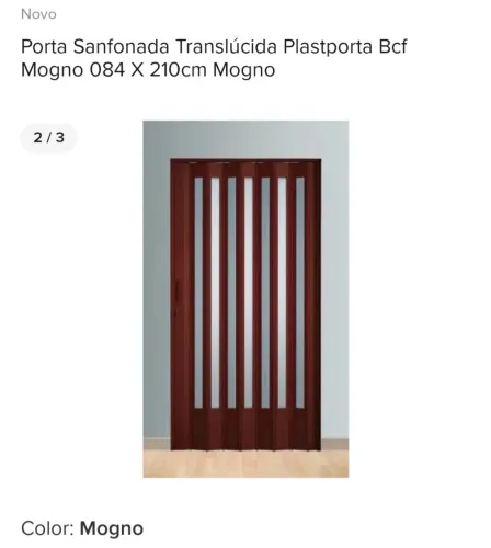 Vendo porta sanfonada nunca usada