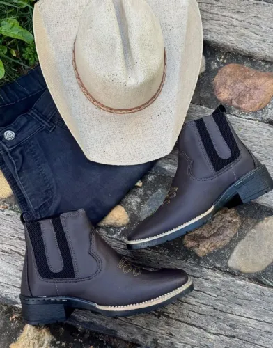 Bota masculina country 