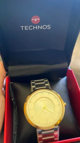 Relógio Technos Brilho Bicolor - 2035mxb/1x Cor da correia Dourado