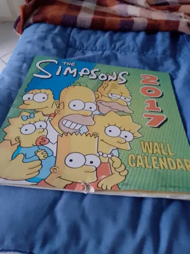 Calendário The Simpsons 2017 Em inglês.
