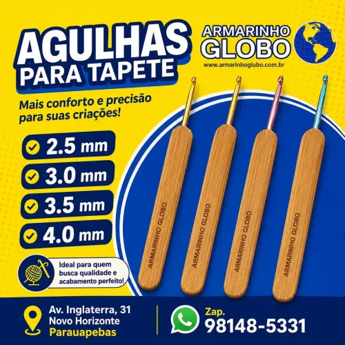 Agulha para tapete