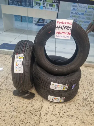 Pneus 175.70.14 imp. premeira linha.