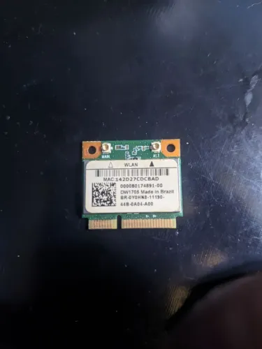 Placa de rede sem fio (WLAN) Dell DW1705 Qualcomm atheros para notebook