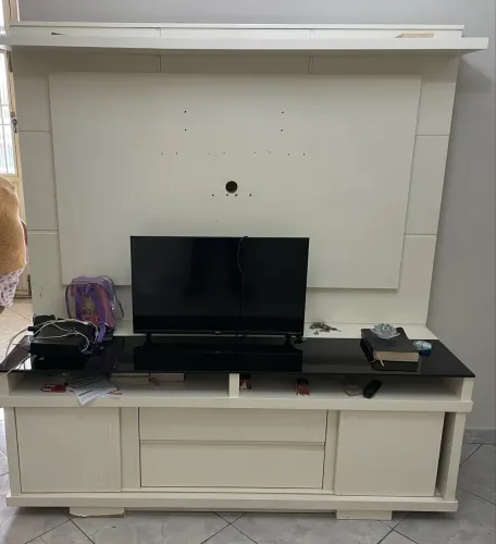 Rack painel + televisão 32 