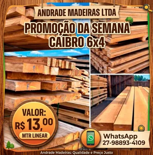 Madeiras e Maderites pra sua obra 