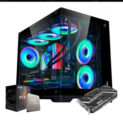 Pc Gamer Ryzen 5 5500 Rtx3050 Nvme 500gb 16gb Wc 240mm