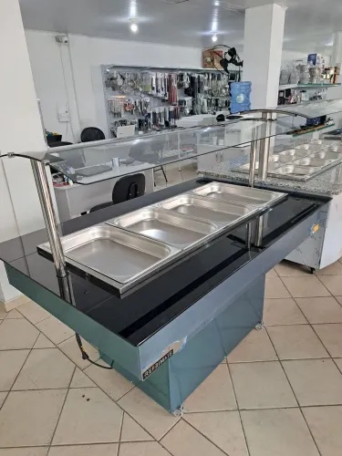 Ac buffet Quente 8 cubas Refrimate