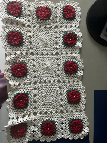 Centro de mesa de crochê 