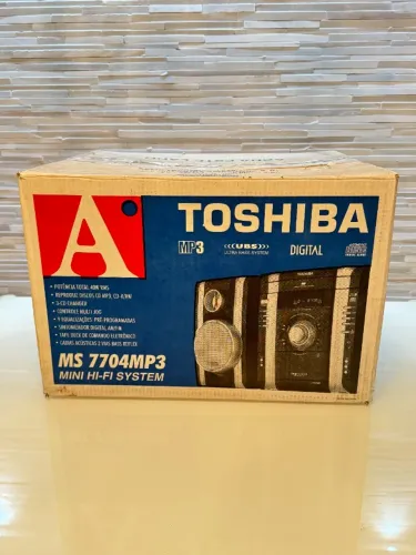 RARIDADE - MICRO SYSTEM - TOSHIBA MS7704MP3 - Novo na Caixa | Oportunidade!