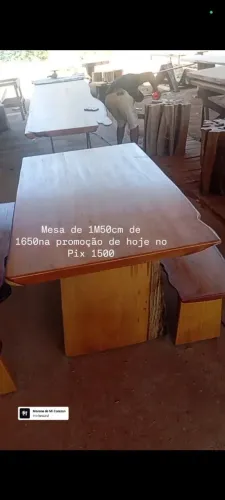 Mesa de garápa 1M50cm