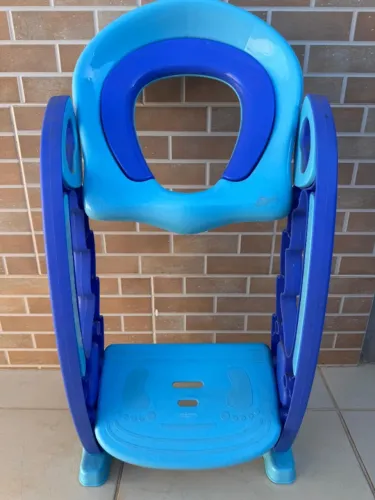 Redutor De Assento Com Escada Multikids Baby - Bb051 Azul