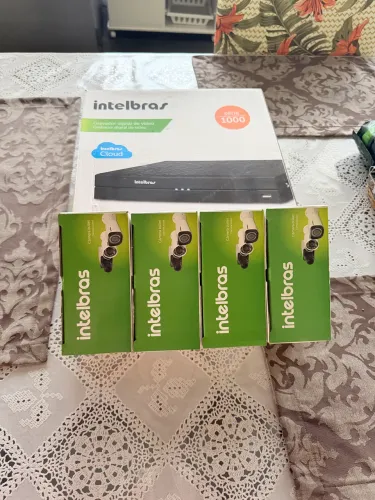 Kit de câmeras e gravador digital de vídeo