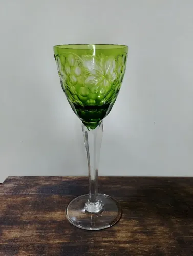 Taça vintage anos 60, Overlay / Doublé.
