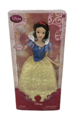 BONECA BARBIE BRANCA DE NEVE DISNEY STORE NOVA LACRADA ITEM RARO