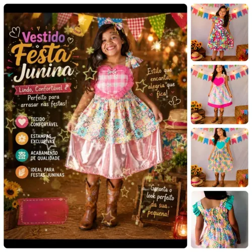 Vestido junina 