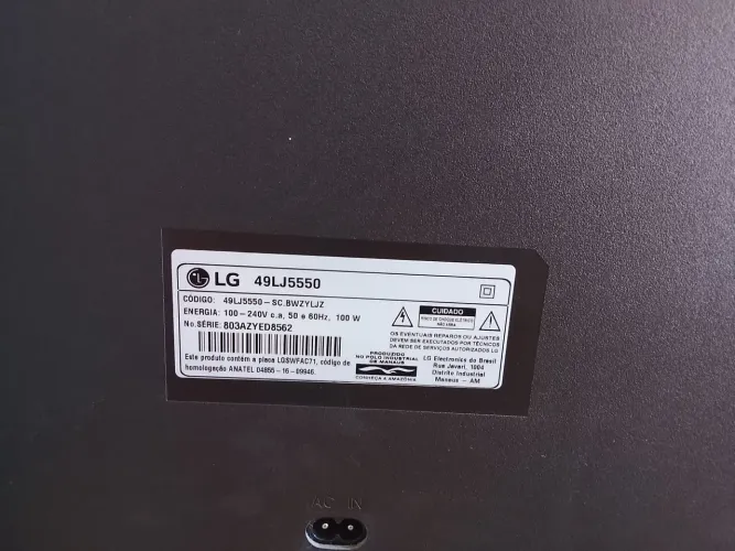 tv lg 49lj5550