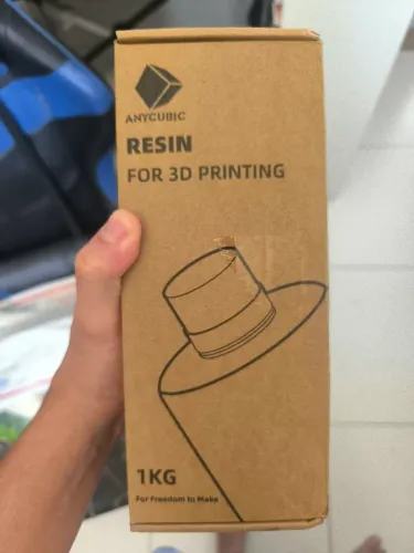 RESINA ANYCUBIC TRANSPARENTE À BASE D'AGUA PARA IMPRESSÃO 3D