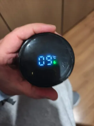 Garrafa Térmica em Inox com Termômetro Digital - 500ml