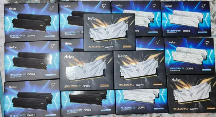 MEMÓRIA NETAC DDR4 16GB 2X8 LACRADA 3200MHZ
