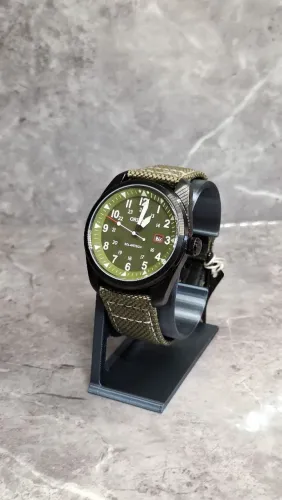 Relógio Orient Solartech pulseira de Nylon
