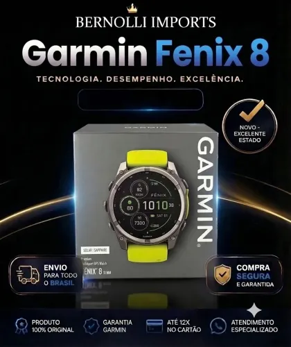 Relógio Garmin Fênix 8
