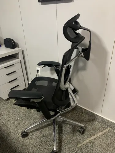 Cadeira Ergonômica Office DT3 Heroica (Seminova - 4 Meses de Uso + Caixa e NF)