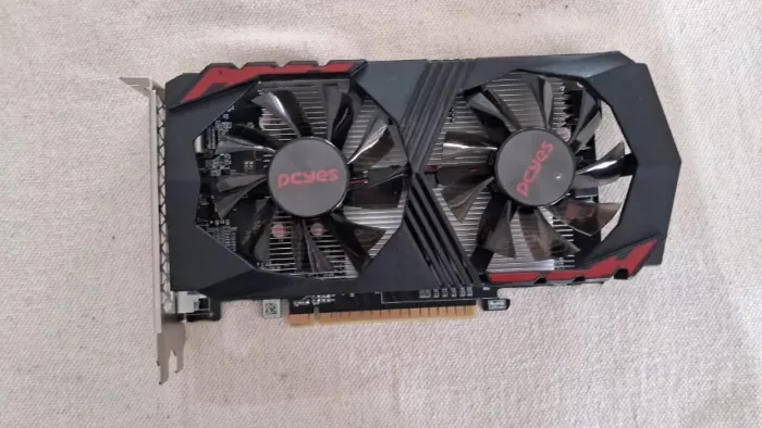 GTX 1050 Ti 4GB PCYES Dual Fan HDMI DP DVI Placa de Vídeo