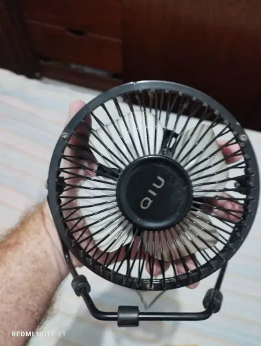 mini ventilador USB 13 cm diâmetro 