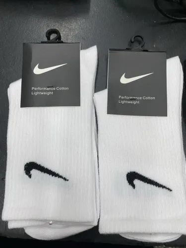 Meia Cano Longo Nike Branca