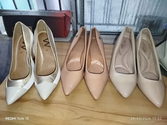 Kit de scarpin 2 apenas ( promoção) 1 36. 1- 37 Beira Rio
