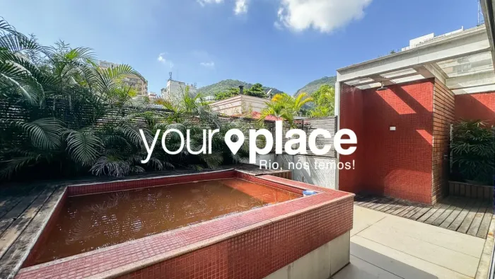 Cobertura Jardim Botânico, 161m2, com Piscina, Área gourmet. Momentos especiais. 3 Qts (1