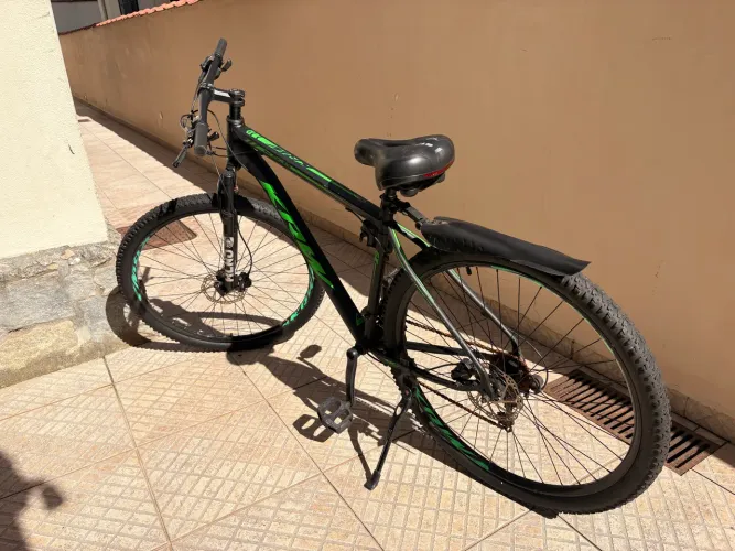 Bicicleta Aro 29 KRW S41 - Preto verde Fosco USADA