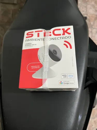 Câmera de Segurança Mini Wi-Fi Steck Interna Smarteck SMBC1BS1 Branco