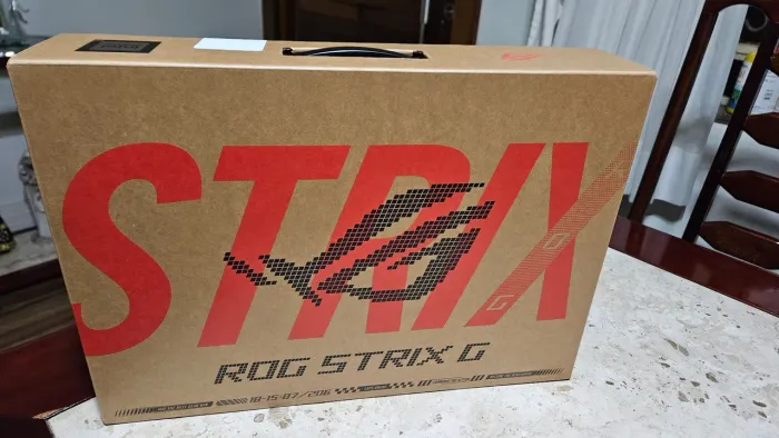 NOVO LACRADO Notebook Gamer Asus Rog Strix i9 RTX 5060 W11 16G Ram Garantia Asus até Junho