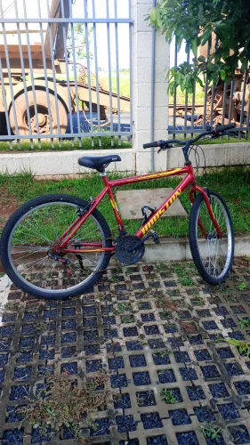Bicicleta Houston Aro 26 Marchas Tripé + Bomba de encher pneus nova