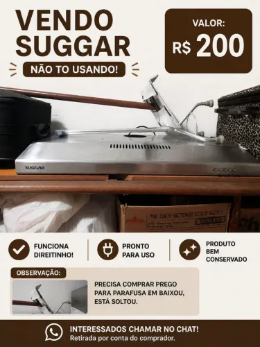 Suggar de fogao