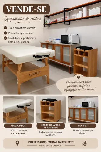 ? OPORTUNIDADE! EQUIPAMENTOS DE ESTÉTICA EM ÓTIMO ESTADO