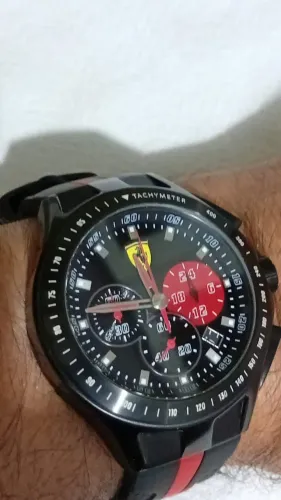 LÍNDO Relógio Ferrari Masculino Cronógrafo Original . !!!!