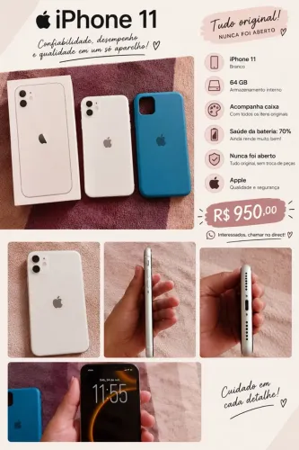 Iphone 11 - 64GB Branco