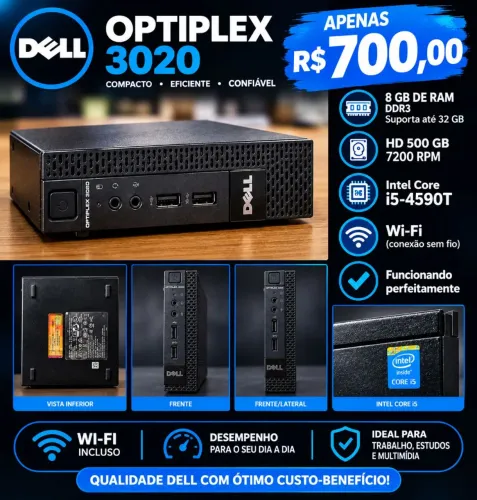 DELL I5 + MONITOR DE BRINDE