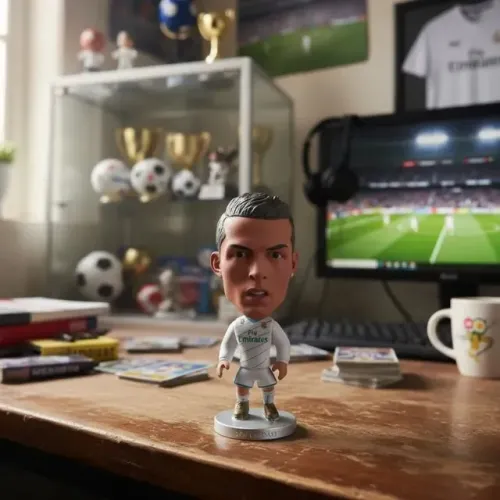 Cristiano Ronaldo Mini Craque Clube - Futebol - ARTICULÁVEL - PVC