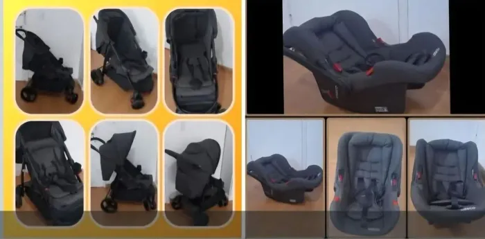 Carro para bebe Cosco Nexus cor preta