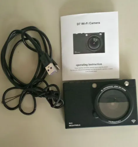 Câmera Digital HD, com Cartão de Memória