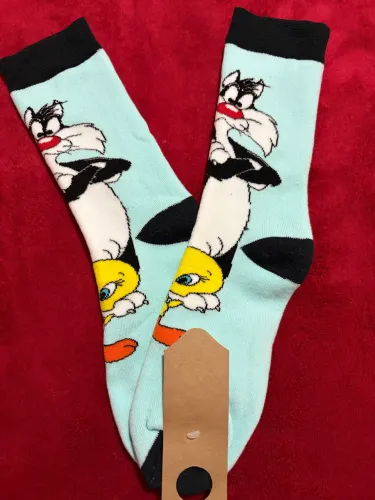4 pares de meias divertidas