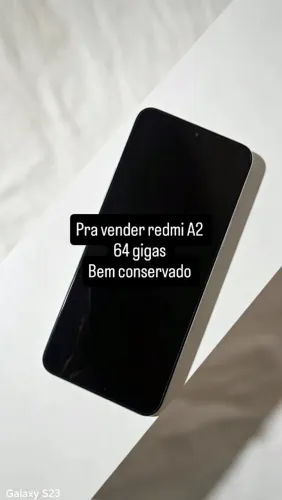 Celular de ótima procedência redmi A02 super conservado