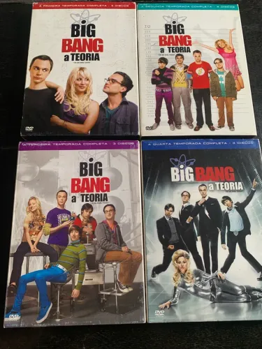 dvd big bang a teoria 1ª a 4ª temporada original