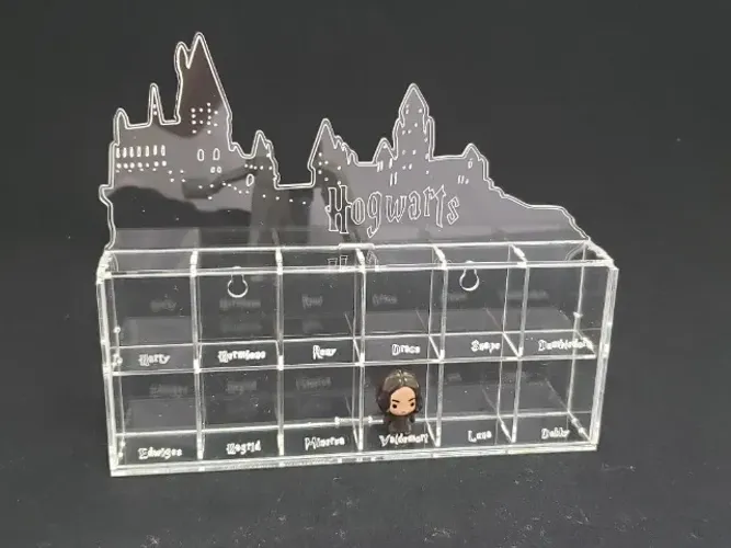 Expositor Harry Potter Cacau show 12 Nichos com Tema Hogwarts