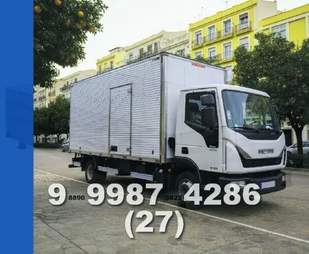 mudança lcs com caminhão baú em toda região ligue 27+9 9987.4286